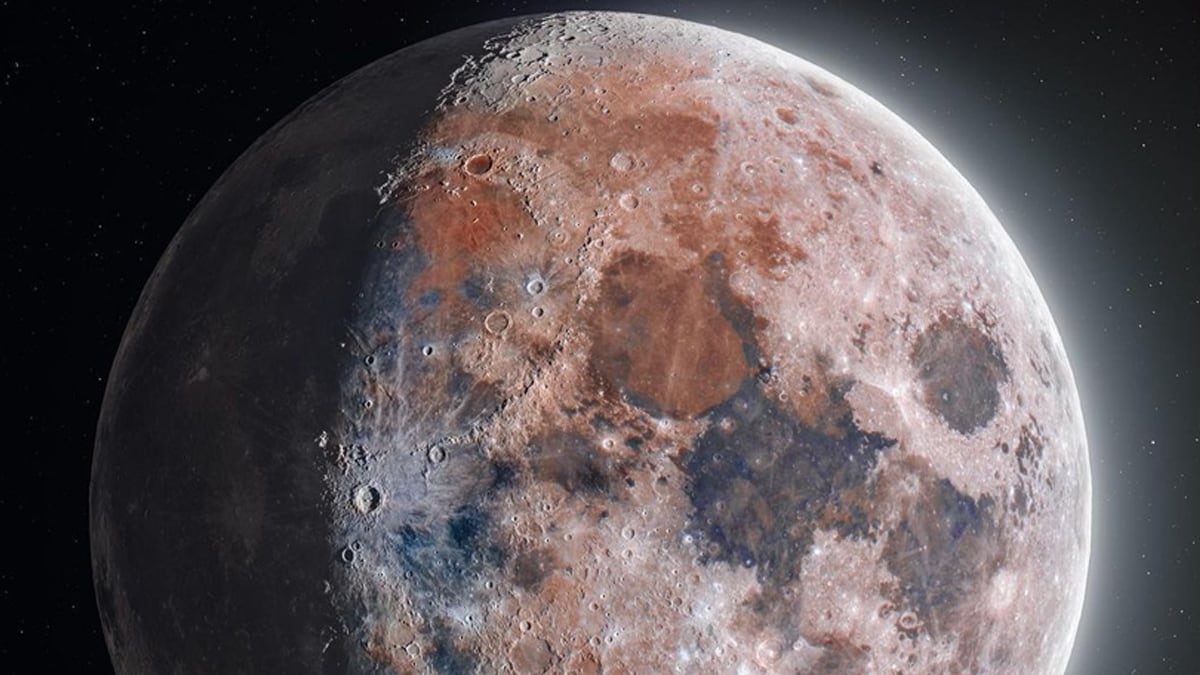 Foto muy detallada de la Luna