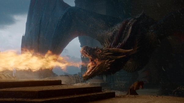 Los dragones de los Targaryen sacan fuego al grito de "Dracarys" en la serie de HBO