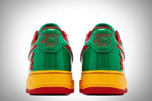 El llamativo colorido de las nuevas Lil Yachty x Nike Air Force 1 Low Concrete Boys - Lucky Green