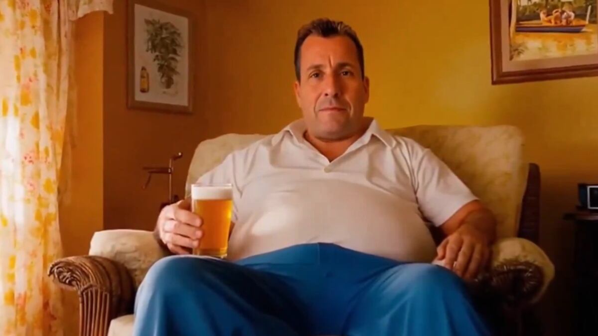 Adam Sandler como Homero - IA