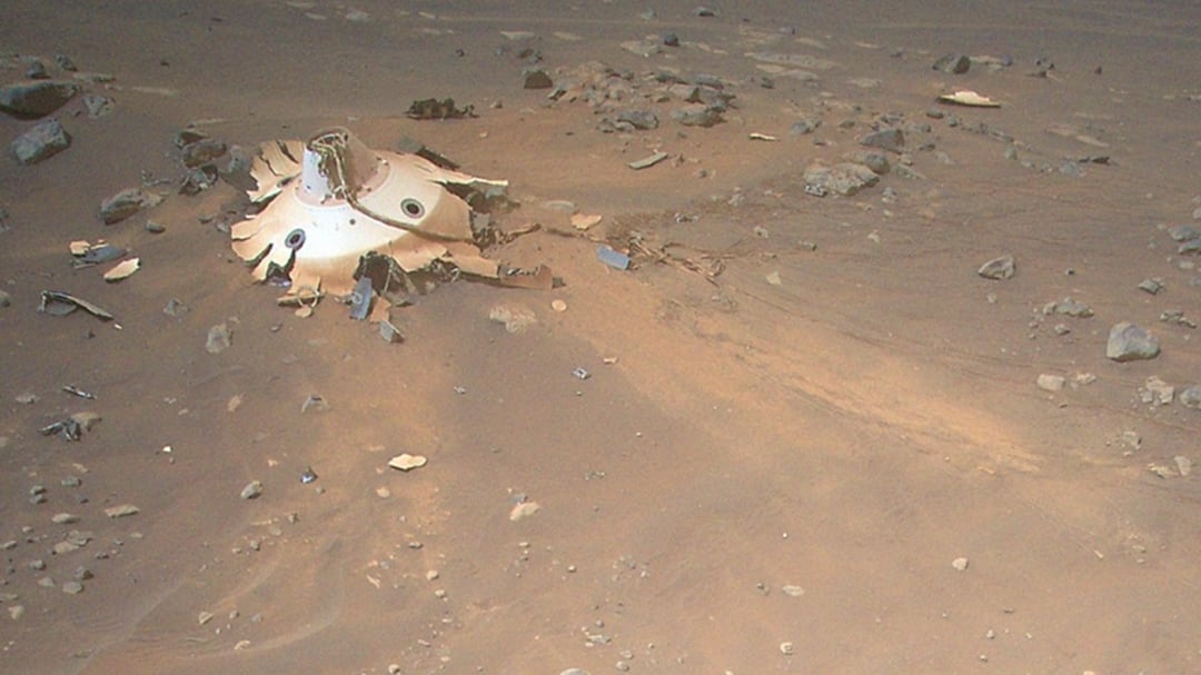 Nave espacial de la NASA en Marte