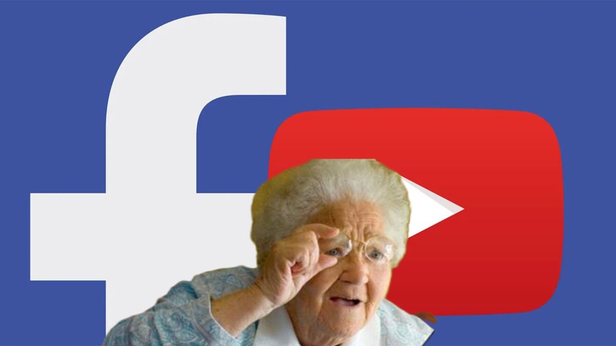 Facebook YouTube. Composición: Alberto Sandoval