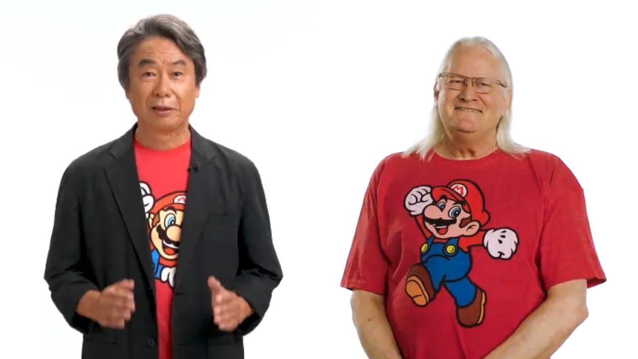 Charles Martinet y Shigeru Miyamoto