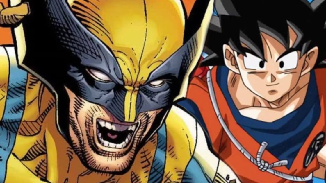 Wolverine y Gokú de Dragon Ball Z.