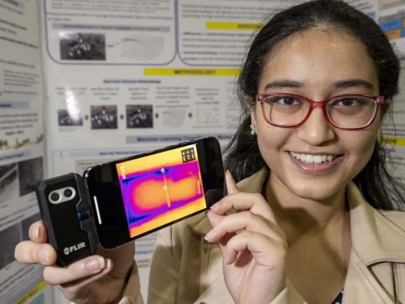 Esta joven creó un software con inteligencia artificial para vigilar y proteger a los elefantes