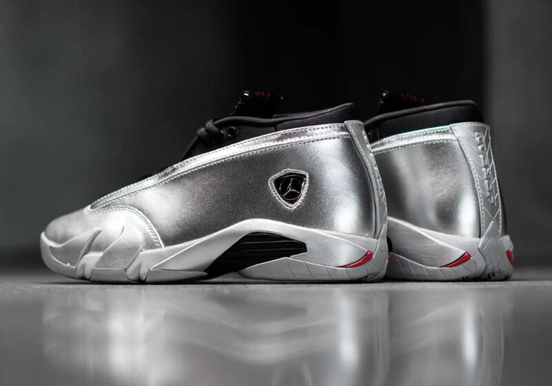 Air Jordan 14 Low Metallic Silver