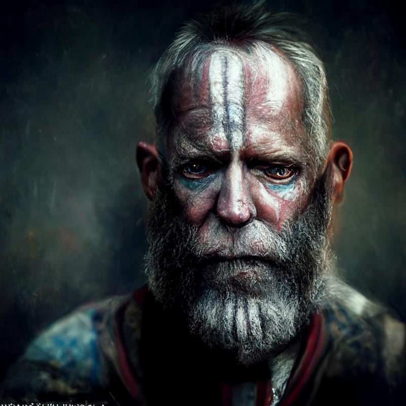 Odin por la Inteligencia Artificial Midjourney