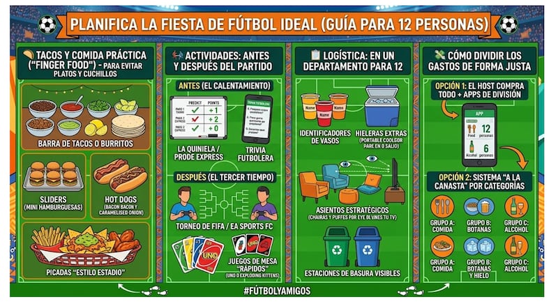 Los aficionados podrán simular partidos, , recibir resúmenes diarios, encontrar la mejor ruta a los estadios y acceder a contenido exclusivo