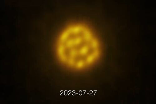 Científicos captan por primera vez en la historia la superficie de una estrella masiva que está a punto de morir