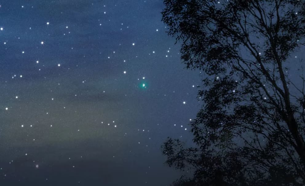 Imagen aficionada de 3I/Atlas