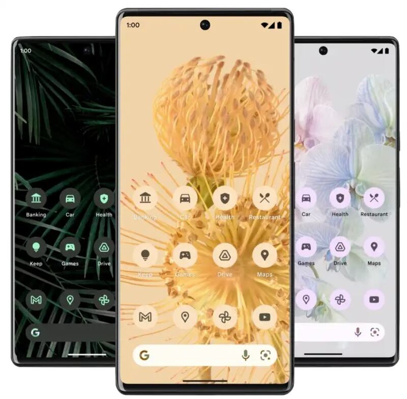 Íconos en Android 13