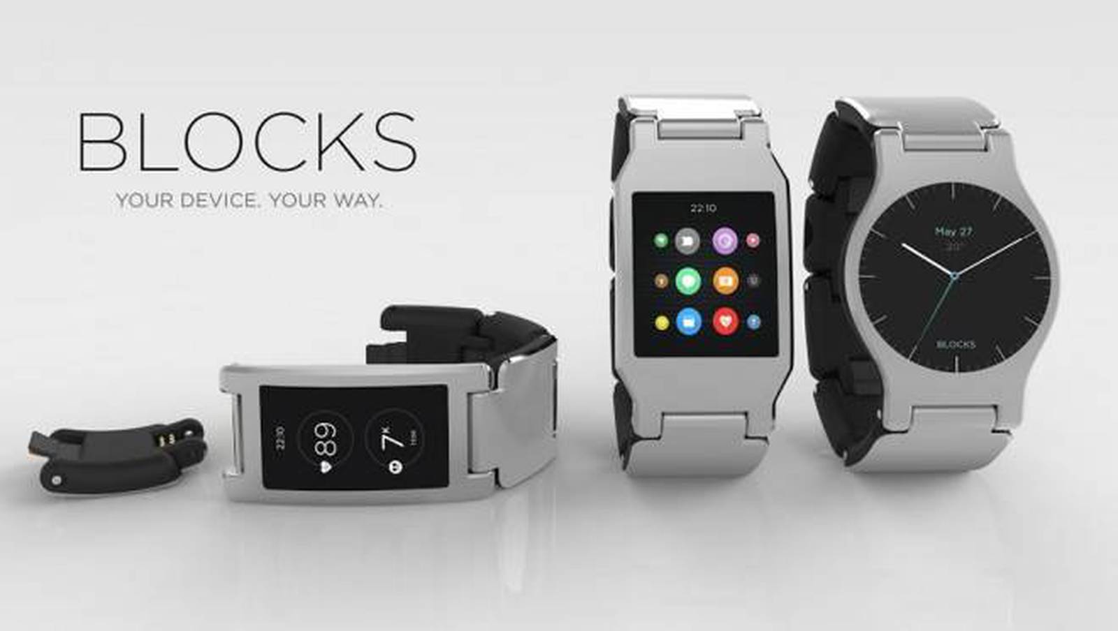 Blocks: El primer smartwatch modular #CES2015