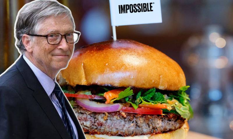Acusan a Bill Gates de poner microchips en hamburguesas veganas