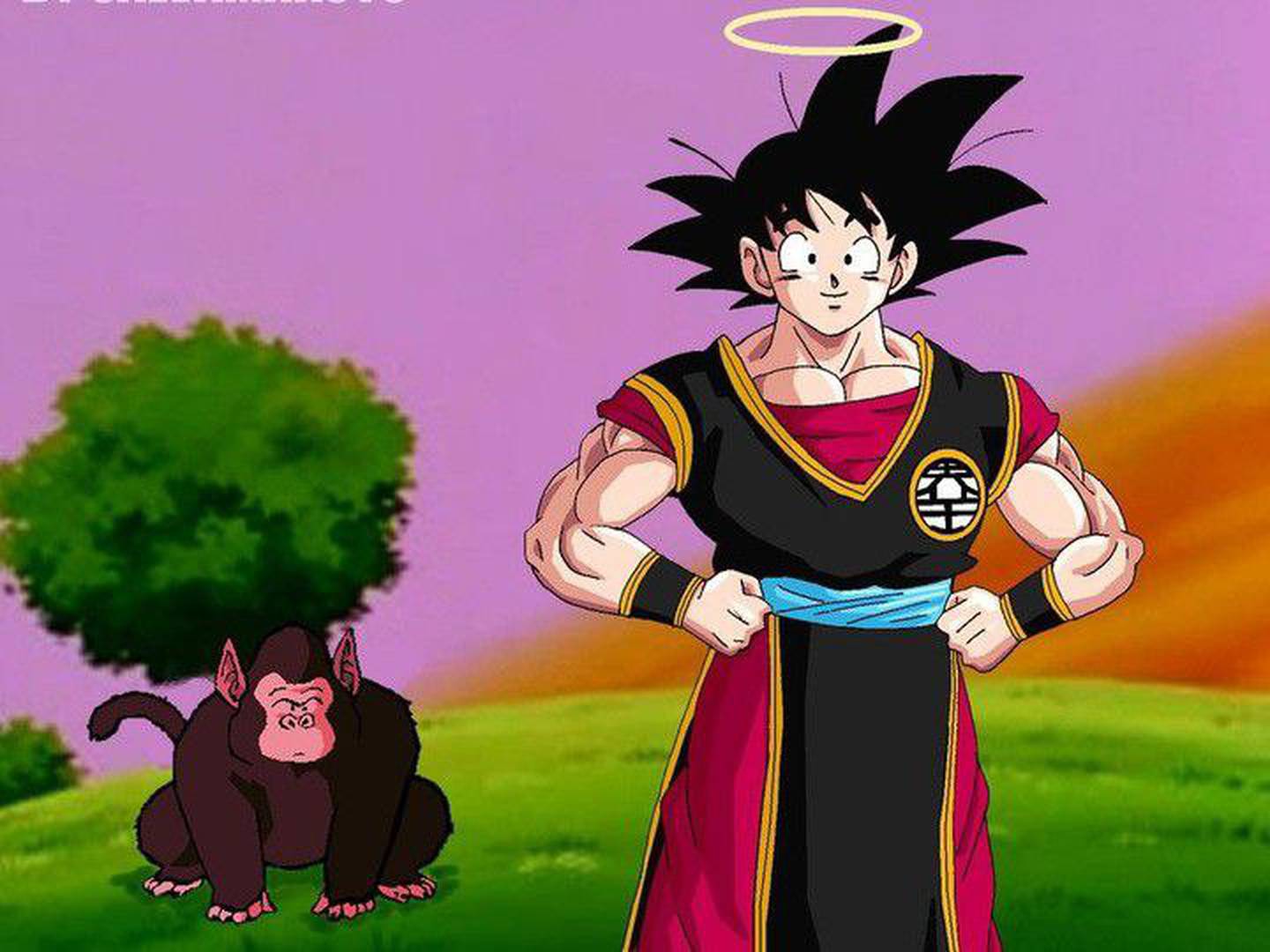 Goku como Kaio del Norte