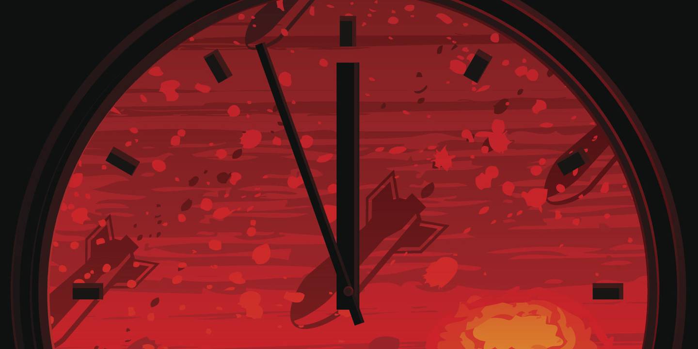 El Reloj del Fin del Mundo (Doomsday Clock) será actualizado en pocos días. Parece que la hora se adelantará por el contexto de los peligros mundiales.