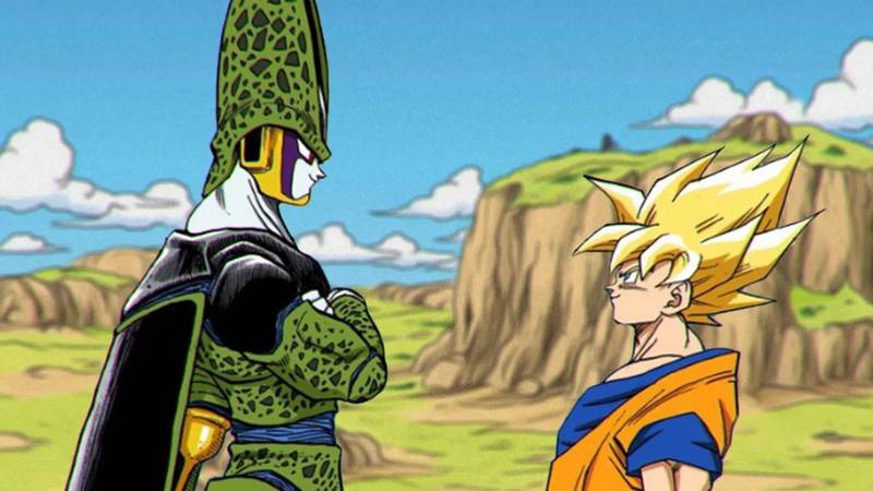 Goku y Cell